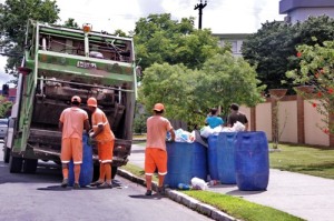 Sanep é responsável pela coleta e tratamento do lixo (Foto: Janine Tomberg)